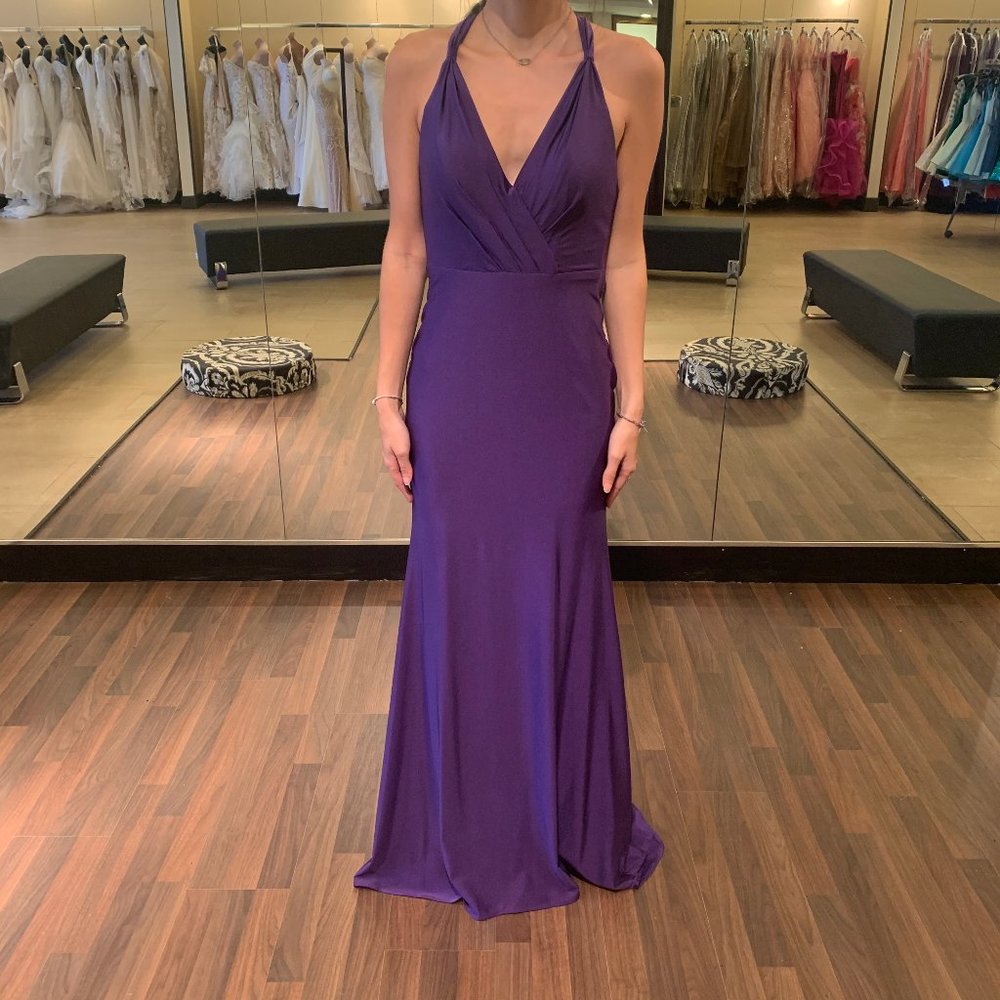 Mermaid full length with knotted criss-cross back